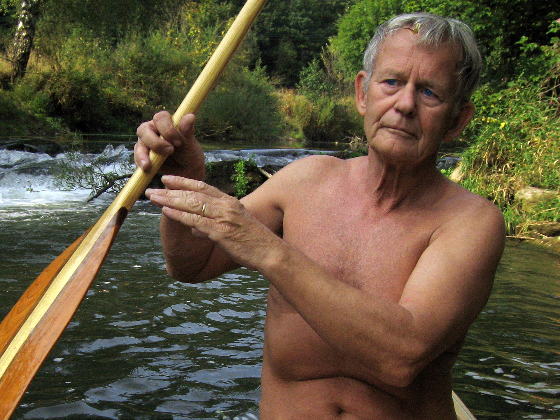 Paddeltour auf der Saale - FKK, nackt und frei in der Natur